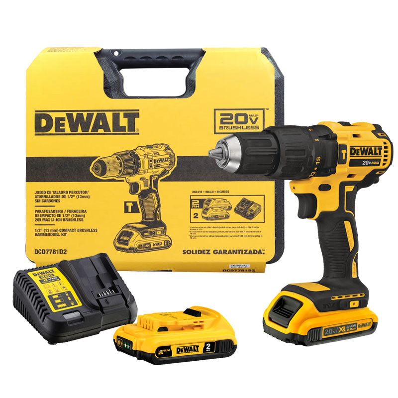 Máy khoan vặn vít dùng pin 20V Dewalt DCD7781D2-B1 5 Máy khoan vặn vít dùng pin 20V Dewalt DCD7781D2-B1 - Ảnh 5