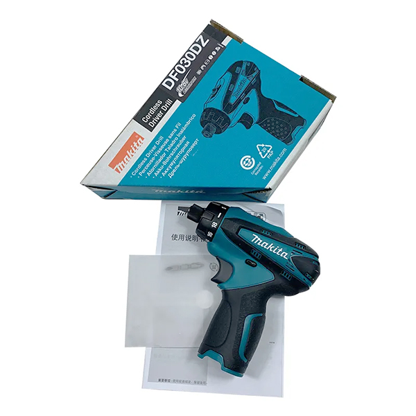 Máy khoan vặn vít dùng pin Makita DF030DZ 10.8V (Chưa kèm Pin & Sạc) 2 may khoan van vit dung pin makita df030dz 108v chua kem pin sac 1702095854