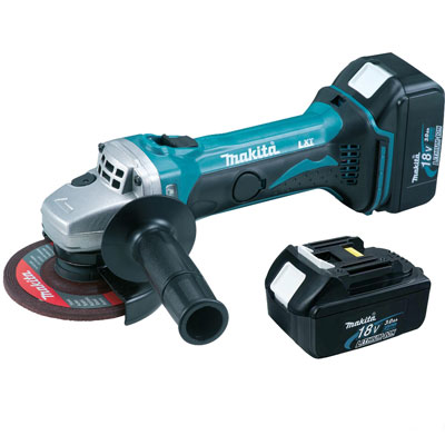 Máy mài góc dùng pin 100mm Makita DGA406RTE 18V 3 may mai goc dung pin 100mm makita dga406rte 18v 1511840510