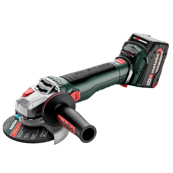 Máy mài góc dùng pin 18v Metabo WB 18 LT BL 11-125 Quick (Set 2X 5.2Ah, 1 Sạc ASC 55) 2 may mai goc dung pin 18v metabo wb 18 lt bl 11 125 quick set 2x 52ah 1 sac asc 55 1654065943