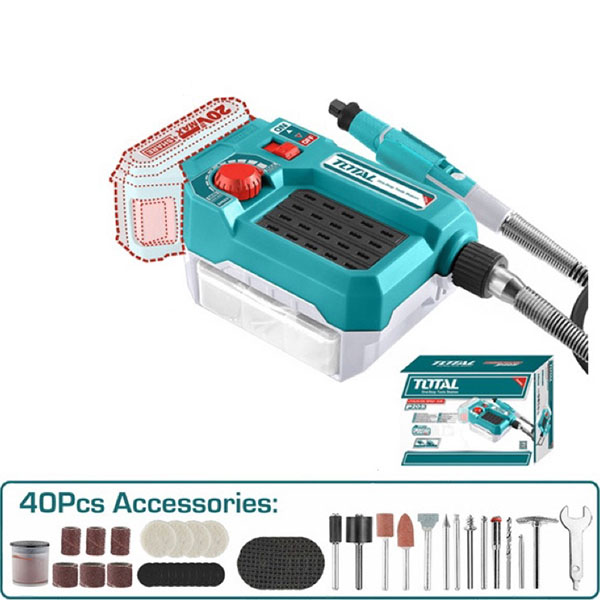 Máy mài khuôn dùng pin 20V Total TMGLI2001 (Chưa Pin & Sạc)