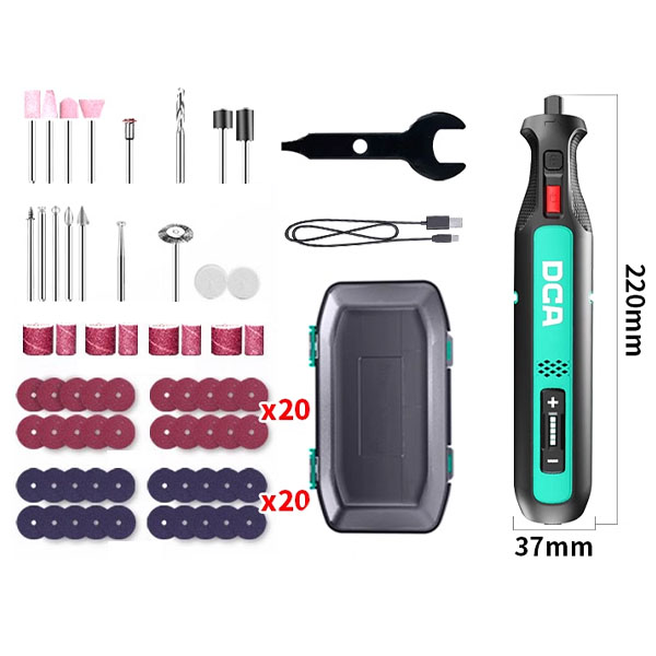 Máy mài khuôn dùng pin 4V 0,9Ah DCA ADSJ0801E 3 Máy mài khuôn dùng pin 4V 0,9Ah DCA ADSJ0801E - Ảnh 3