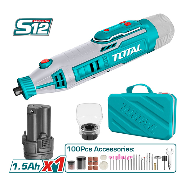 Máy mài khuôn dùng pin Lithium- ion 12V Total TMGLI12011