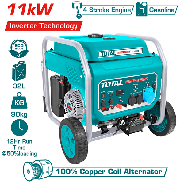 Máy phát điện dùng xăng 11KW Total TP3120001 2 may phat dien dung xang 11kw total tp3120001 1750387776