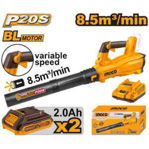 Máy thổi lá dùng pin 20V Ingco CABLI204282 (2 Pin 2Ah & Sạc)