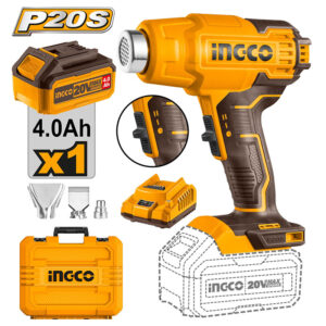 Máy thổi nóng dùng pin 20V Ingco HGLI20025 (1 Pin 4AH, 1 Sạc)