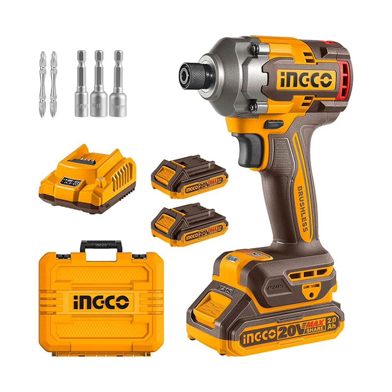 Máy vặn vít dùng pin 20V Ingco CIRLI2028 (2 Pin 2.0Ah, 1 Sạc) 3 may van vit dung pin 20v ingco cirli2028 2 pin 20ah 1 sac 1727751246