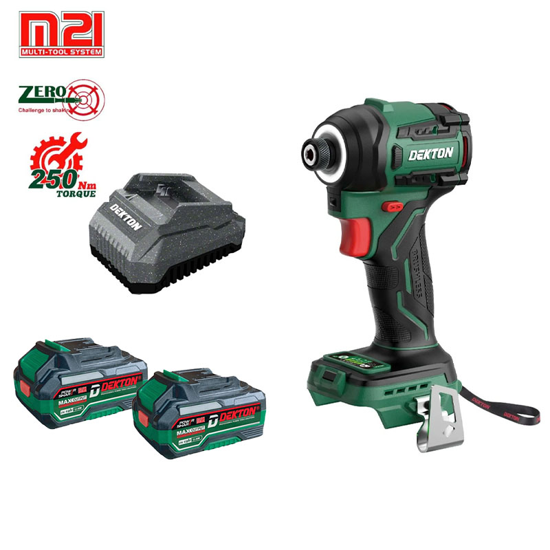 Máy vặn vít dùng pin 21V Dekton M21-CV250PRO (2 Pin 4.0Ah, 1 Sạc) 3 may van vit dung pin 21v dekton m21 cv250pro 2 pin 40ah 1 sac 1744617374