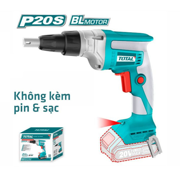 Máy vặn vít thạch cao dùng pin 20V Total TDSLI2042006 (Chưa Pin & Sạc) 3 may van vit thach cao dung pin 20v total tdsli2042006 chua pin sac 1699319096