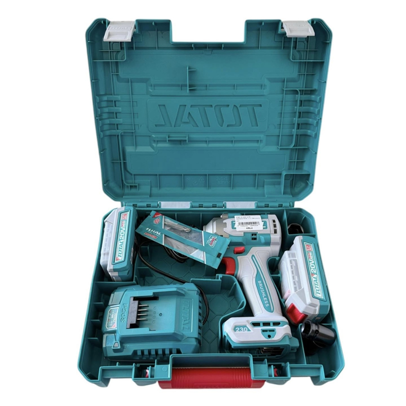 Máy vặn vít và bu lông dùng pin 20V Total TIWLI20236 (2 Pin 2.0Ah, 1 Sạc) 2 Máy vặn vít và bu lông dùng pin 20V Total TIWLI20236 (2 Pin 2.0Ah, 1 Sạc) - Ảnh 2