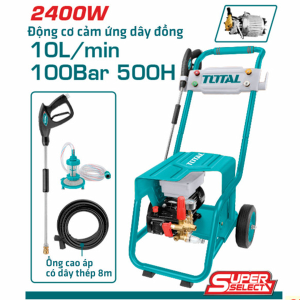 Máy xịt rửa 2400W (dùng cho ngành công nghiệp) Total TGT11176 3 may xit rua 2400w dung cho nganh cong nghiep total tgt11176 1683700261
