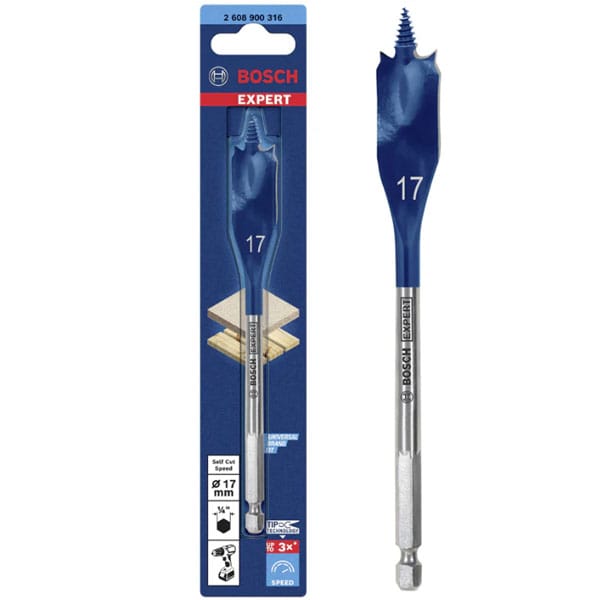 Mũi gỗ đuôi cá 17mmx152mm Bosch 2608900316