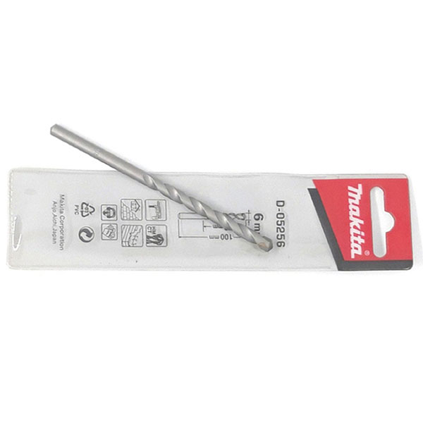 Mũi khoan bê tông Makita D-05256 (6x100mm) 2 mui khoan be tong makita d 05256 6x100mm 1614848781