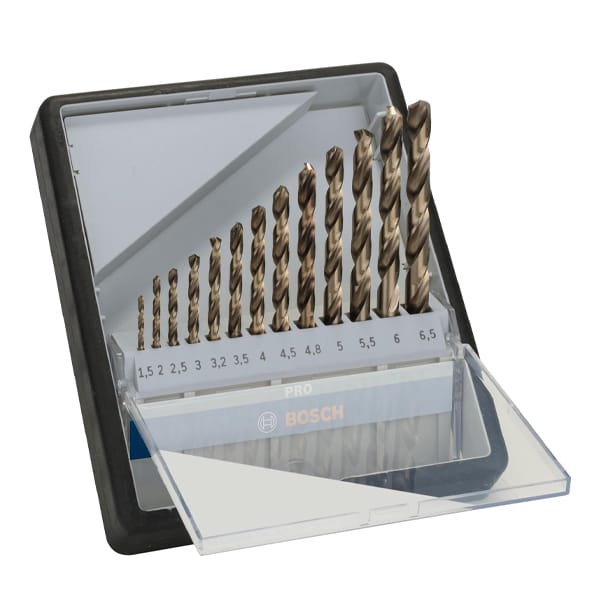 Mũi khoan INOX HSS-Co (hộp 13 mũi) Bosch 2607019926 5 Mũi khoan INOX HSS-Co (hộp 13 mũi) Bosch 2607019926 - Ảnh 5