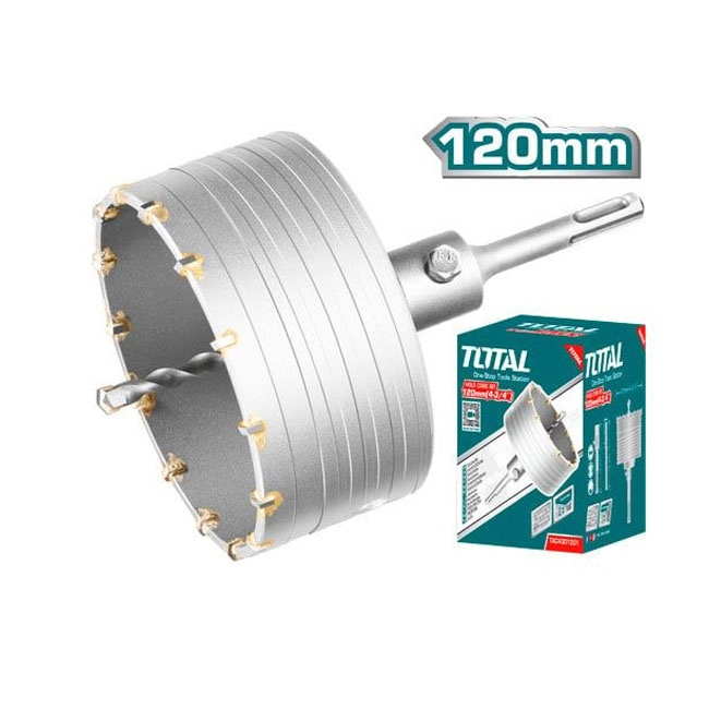 Mũi khoan lỗ tường Total TAC4301201 120mm 3 mui khoan lo tuong total tac4301201 120mm 1719286012
