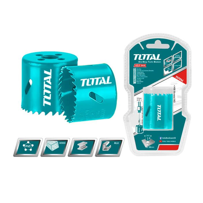 Mũi khoét kim loại Total TAC410191 19mm 2 mui khoet kim loai total tac410191 19mm 1719652166