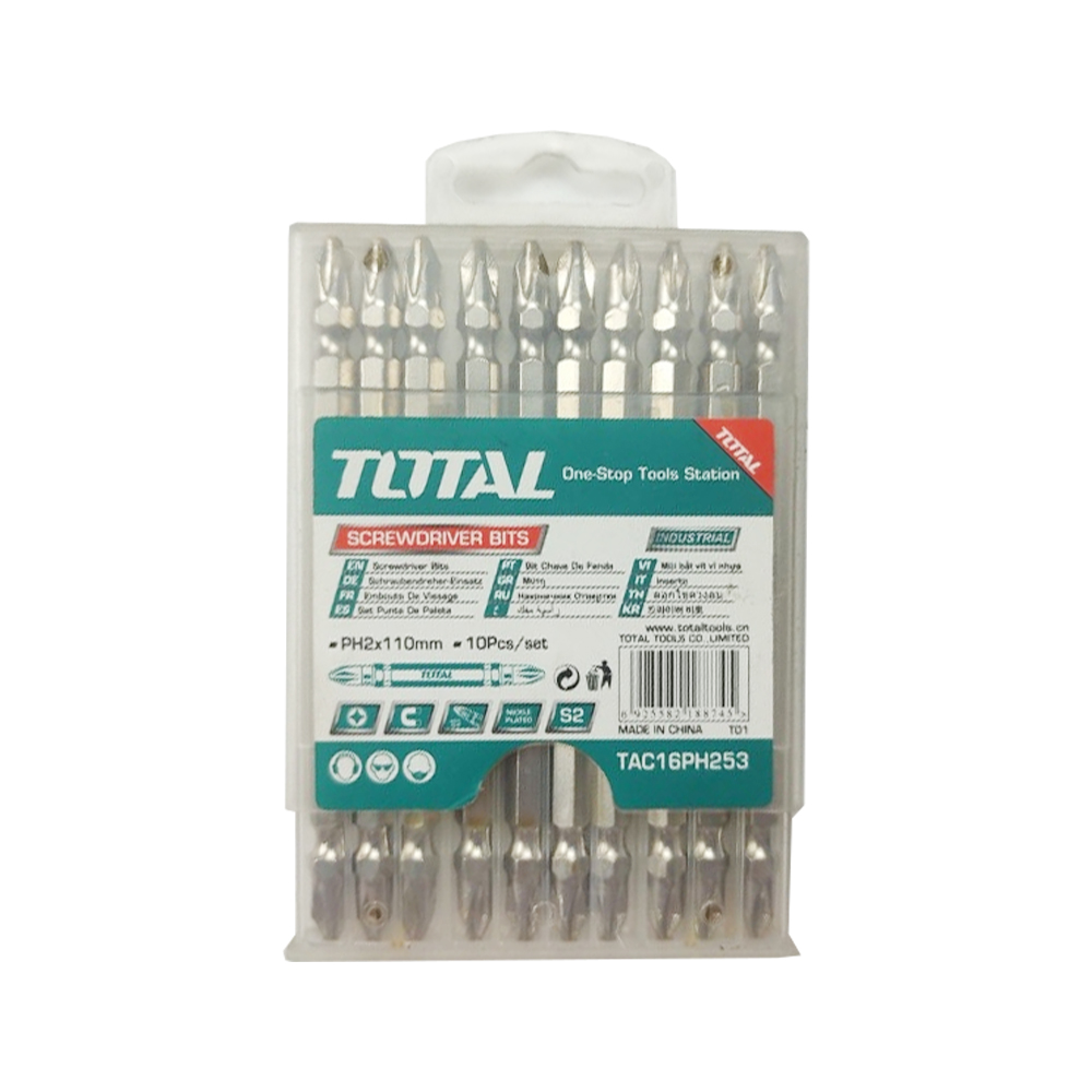 Mũi siết vít bake 2 đầu PH2 Total TAC16PH253 110mm 2 mui siet vit bake 2 dau ph2 total tac16ph253 110mm 1757491616