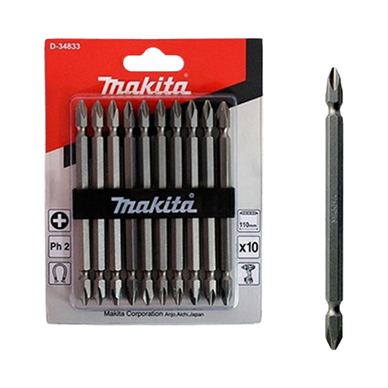 Mũi vít hai đầu PH2 Makita D-34833 110mm 2 mui vit hai dau ph2 makita d 34833 110mm 1682045176