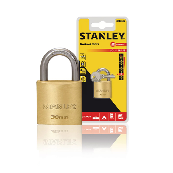 Ổ Khóa đồng thau, càng tiêu chuẩn, rộng 30mm Hiệu Stanley USA S742-030 3 o khoa dong thau cang tieu chuan rong 30mm hieu stanley usa s742 030 1672121658