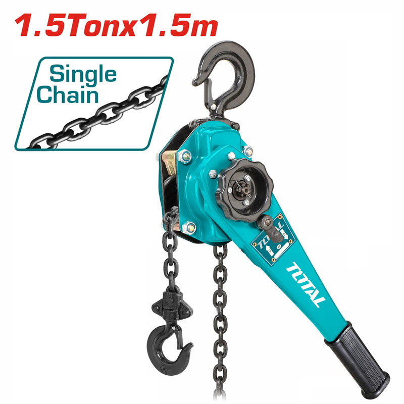 Pa lăng xích lắc tay 1.5 tấn 1.5m Total THSLB1501