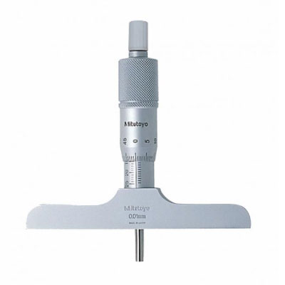 Panme cơ khí đo sâu Mitutoyo 128-102 (0-25mm/ 0.01mm) 2 panme co khi do sau mitutoyo 128 102 0 25mm 001mm 1526005377