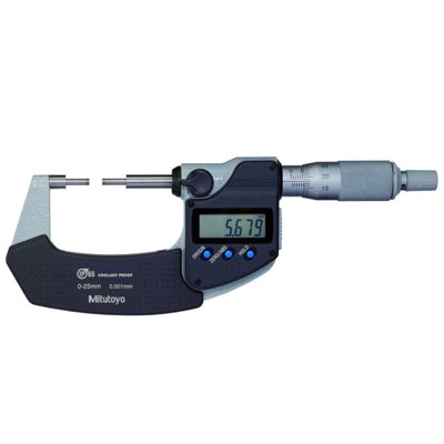 Panme đo ngoài điện tử đầu nhỏ Mitutoyo 331-261-30 (0-25mm/ 0.001mm) 2 panme do ngoai dien tu dau nho mitutoyo 331 261 30 0 25mm 0001mm 1553087676