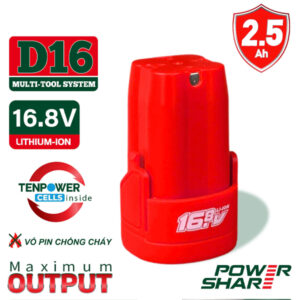 Pin 16V 2.5Ah Dekton D16-B2500TP