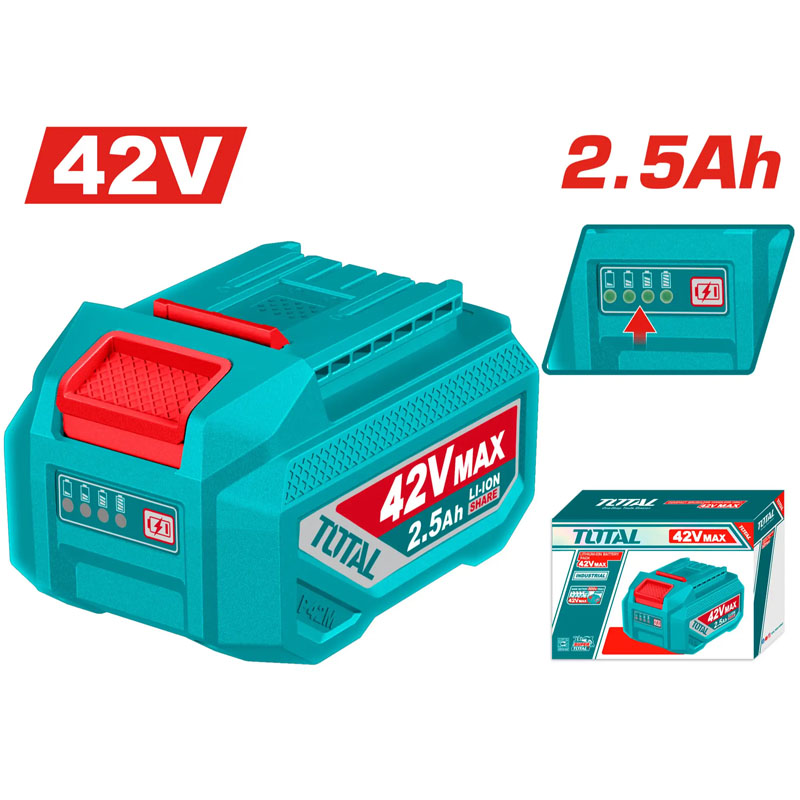 Pin 42V 2.5Ah Lithium-ion Total TFBLI42251
