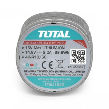 Pin Total 16V 2.0Ah TFBLI1620 10 Pin Total 16V 2.0Ah TFBLI1620 - Ảnh 10