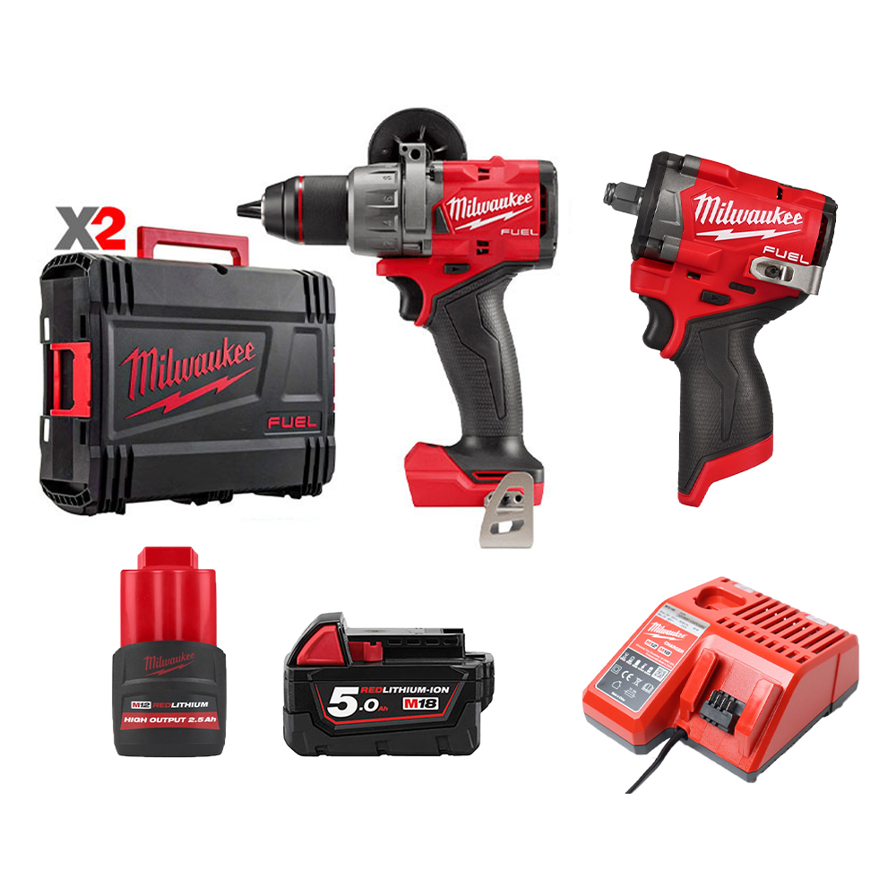 red combo 3 quy 2 may khoan m18 fpd3 0x may siet bu long m12 fiw2f12 0x0 pin 18v 50ah pin 12v 25ah b 1742437587