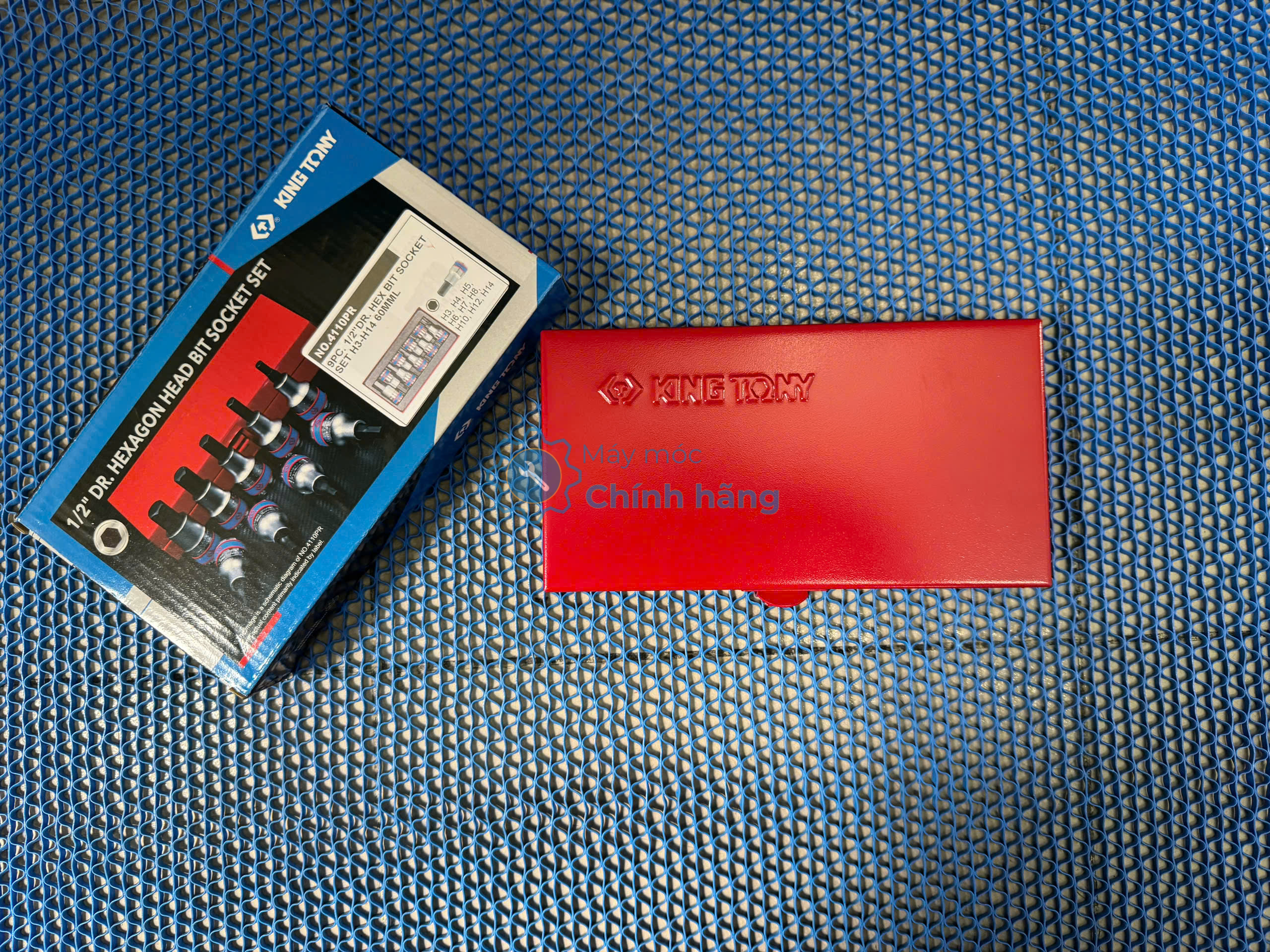 Bộ tuýp 9 chi tiết mũi lục giác Kingtony 4110PR 1/2" – Đủ size 3–14mm cho gara & xưởng cơ khí 5 Bộ tuýp 9 chi tiết mũi lục giác Kingtony 4110PR 1/2