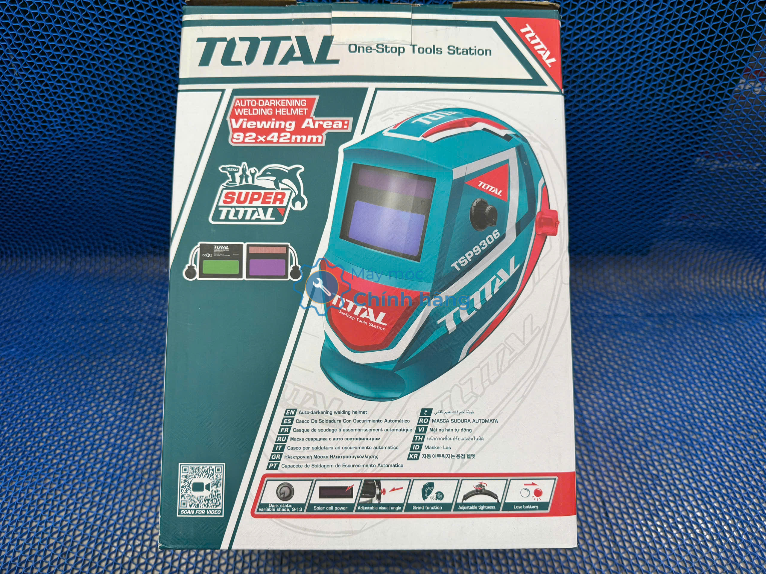 Mặt nạ hàn tự động tối Total TSP9306 5 Mặt nạ hàn tự động tối Total TSP9306