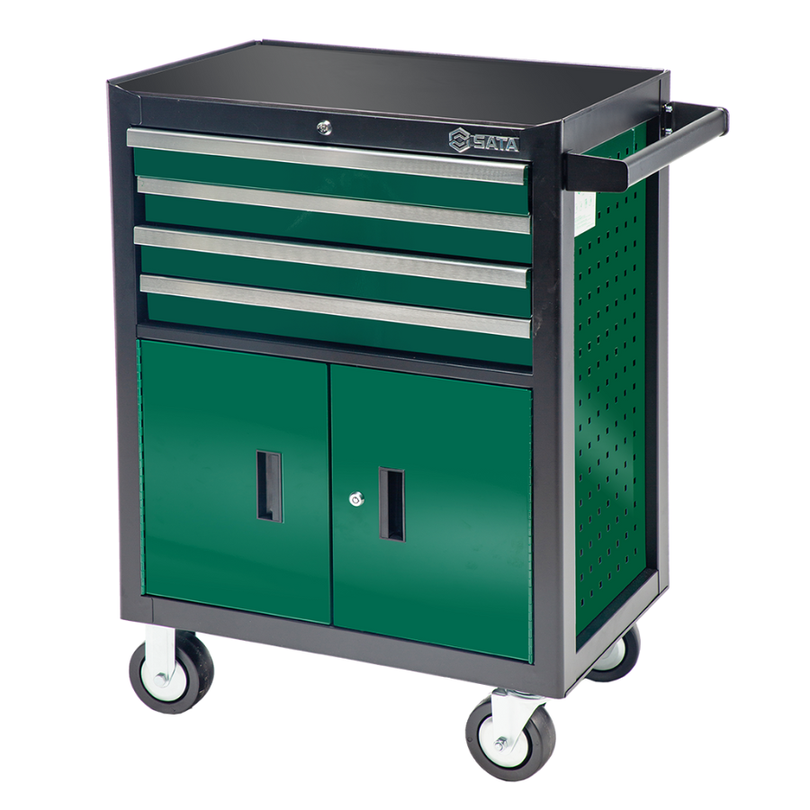 SATA 09924 – BỘ Sản Phẩm Bao Gồm Tủ Đồ Nghề 95125 Và Bộ Dụng Cụ Cầm Tay 231 Chi Tiết