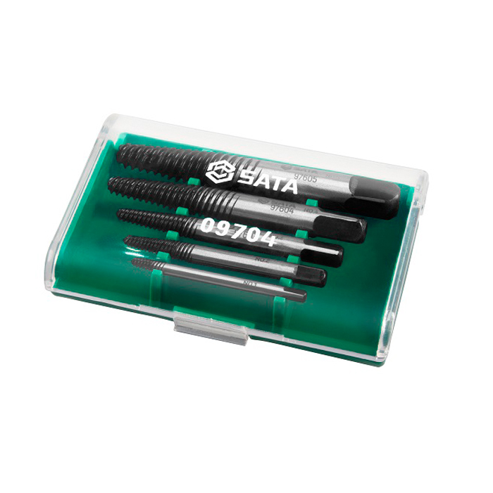 Ta rô nhổ ốc gãy 5 chi tiết SATA 09704 3 Ta rô nhổ ốc gãy 5 chi tiết SATA 09704 - Ảnh 3