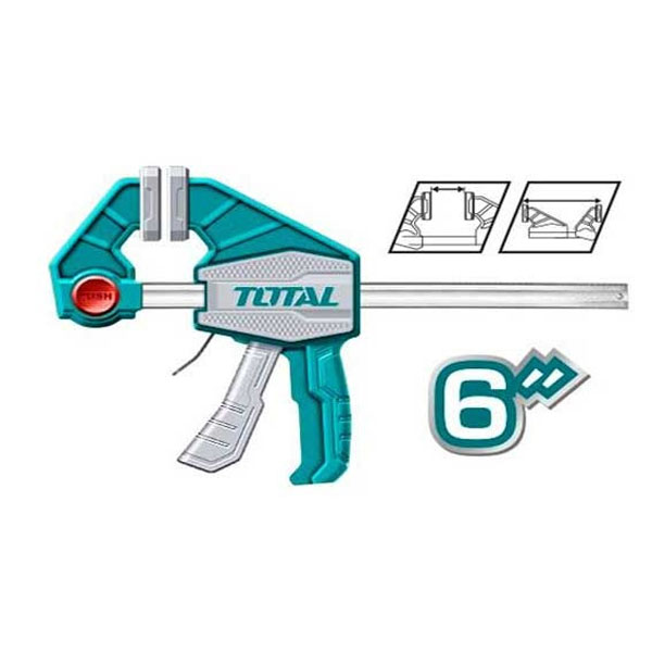 Thanh kẹp nhanh Total THT1340601 (63X150mm) 2 thanh kep nhanh total tht1340601 63x150mm 1716883405