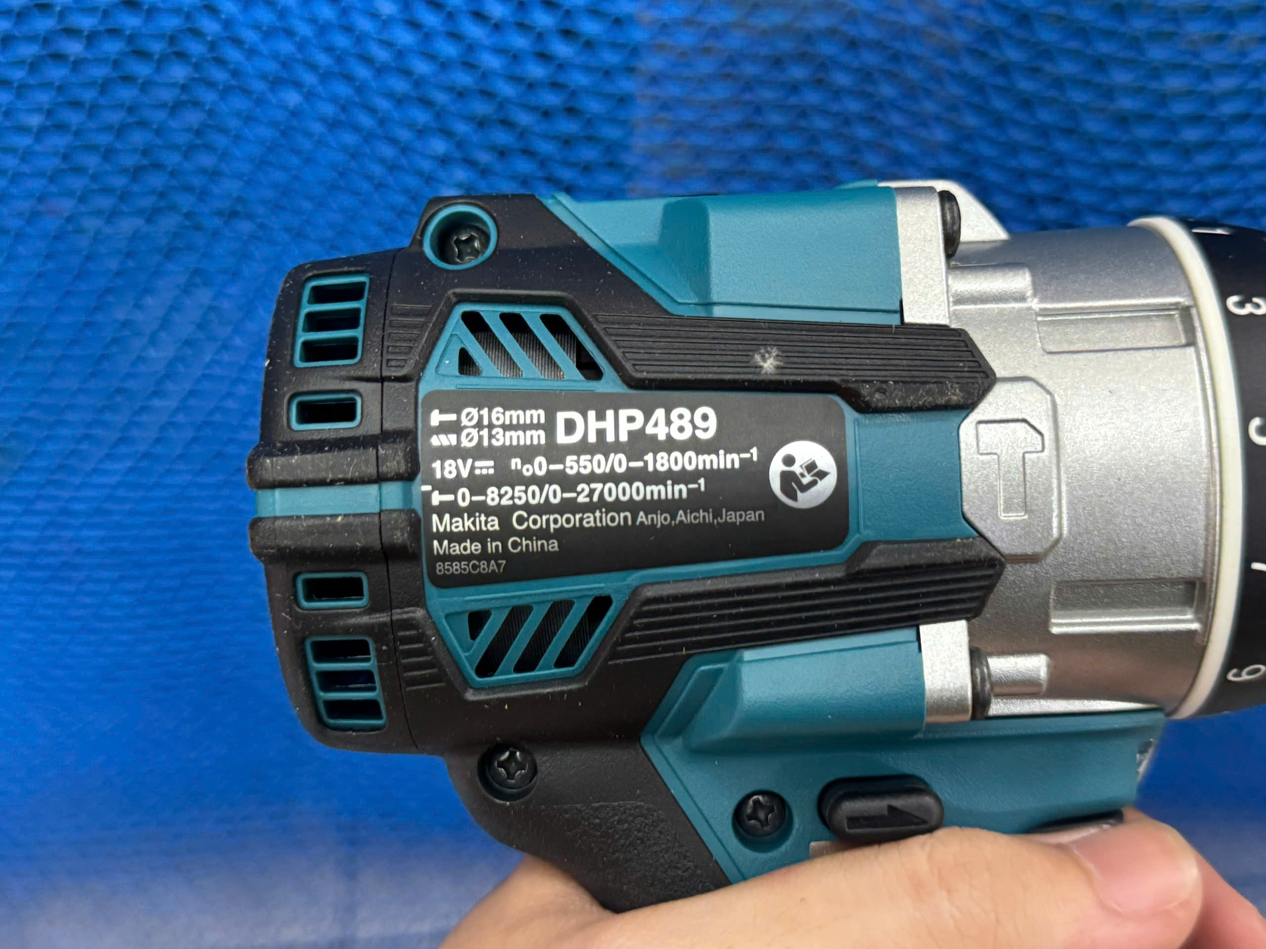 Alternative view of Máy khoan động lực dùng pin 18V Makita DHP489Z (Chưa Pin & Sạc)