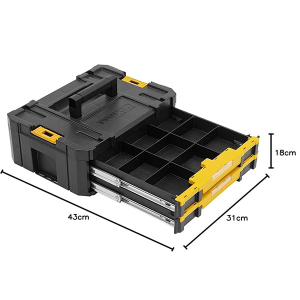 Alternative view of Thùng đồ nghề 2 ngăn T-STAK DeWalt DWST1-70706