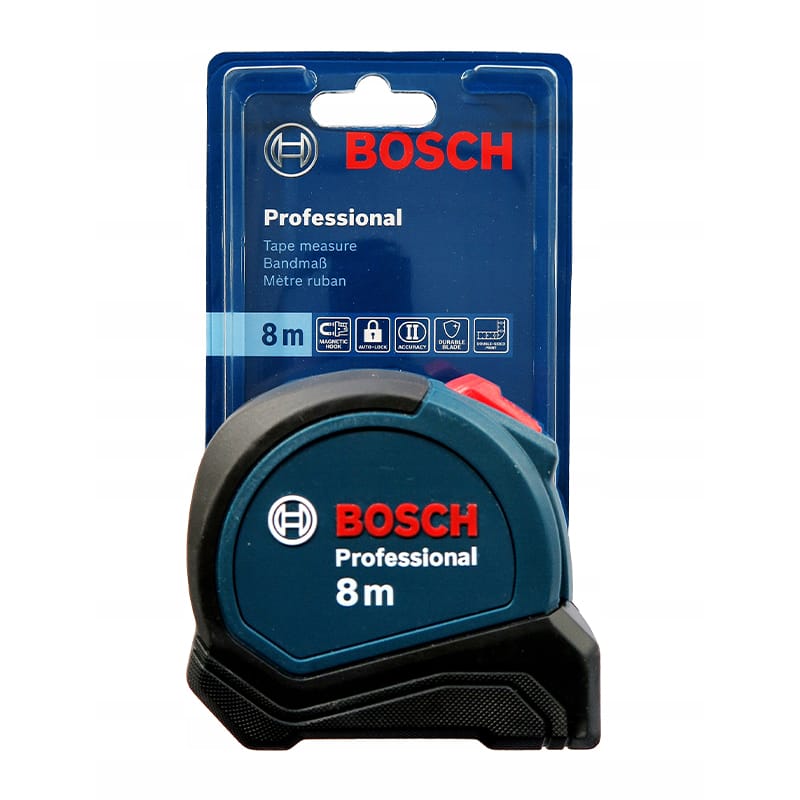 Alternative view of Thước cuộn thép 8m Bosch 1600A01V3S