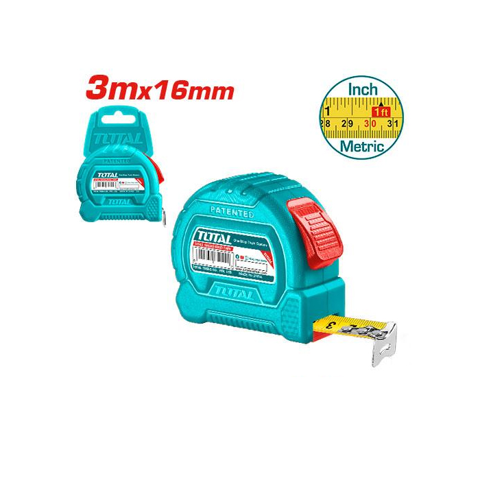 Thước cuộn thép tự khóa Total TMT37316 3mx16mm 3 thuoc cuon thep tu khoa total tmt37316 3mx16mm 1719649503