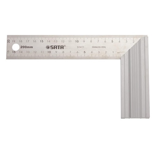 Thước Ê ke vuông 20cm/8in Sata 91411
