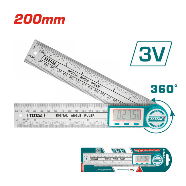 Thước góc kỹ thuật số Total TMT333601
