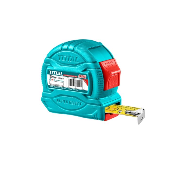 Thước kéo thép nền vàng 5x19mm Total TMT34519 3 thuoc keo thep nen vang 5x19mm total tmt34519 1719798327