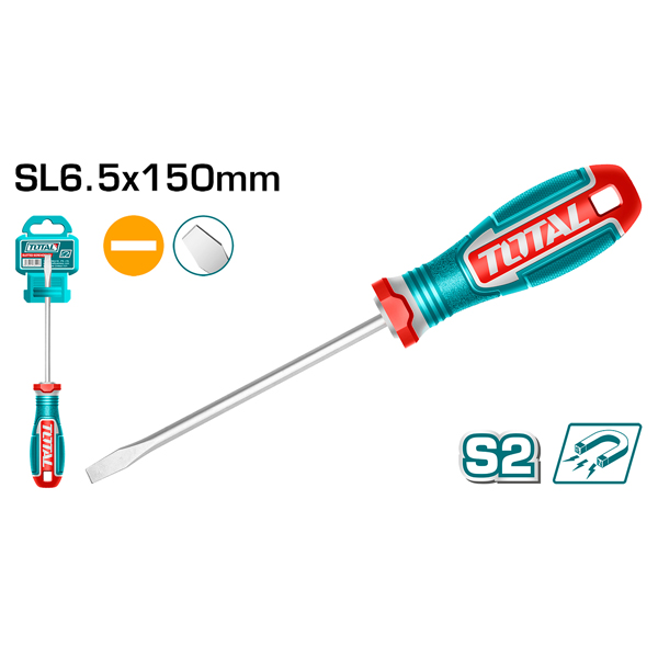 Tua vít dẹp SL6.5x150mm Total TSDSL6150 8 tua vit dep sl65x150mm total tsdsl6150 1749610745