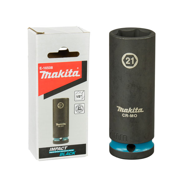 Tuýp dài siết bu lông 1/2" IMPACT BLACK Makita E-16508 (21mm x 82mm) 8 tuyp dai siet bu long 1 2 impact black makita e 16508 21mm x 82mm 1753327463