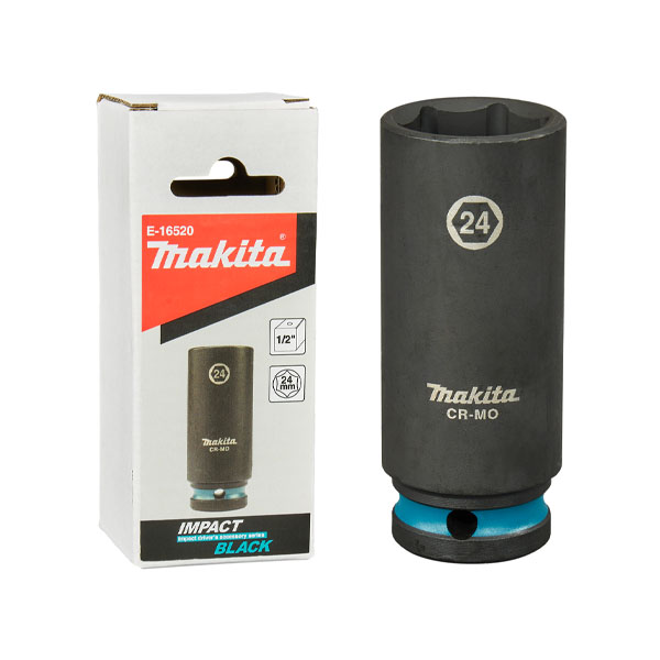Tuýp dài siết bu lông 1/2" IMPACT BLACK Makita E-16520 (24mm x 82mm) 2 tuyp dai siet bu long 1 2 impact black makita e 16520 24mm x 82mm 1753329268