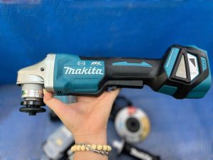 Máy mài góc dùng pin Makita DGA518RTE (125mm/công tắc bóp/AWS/BL) (18V)