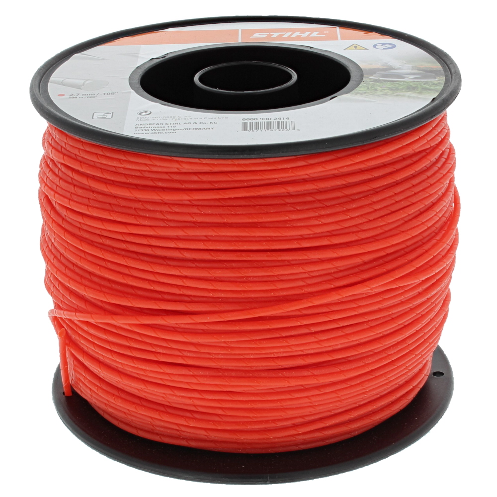 Dây Tròn Yên Tĩnh Ø 2,7 Mm X 208 M Màu Đỏ STIHL 0000 930 2414
