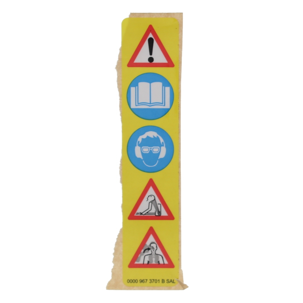 Biểu Tượng Cảnh Báo Br STIHL 0000 967 3701