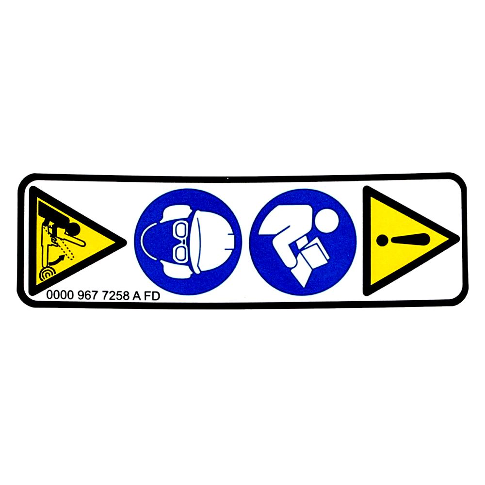 Biểu Tượng Cảnh Báo Ms STIHL 0000 967 7258