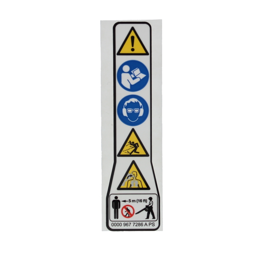 Biểu Tượng Cảnh Báo Bg/sh STIHL 0000 967 7286